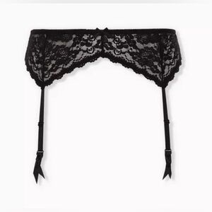 #2007 - TORRID Black Lace Garter Belt Sexy Lingerie